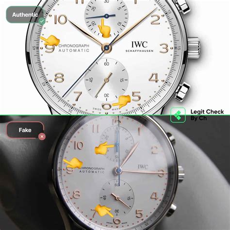 iwc portuguese fake vs real|is iwc a real brand.